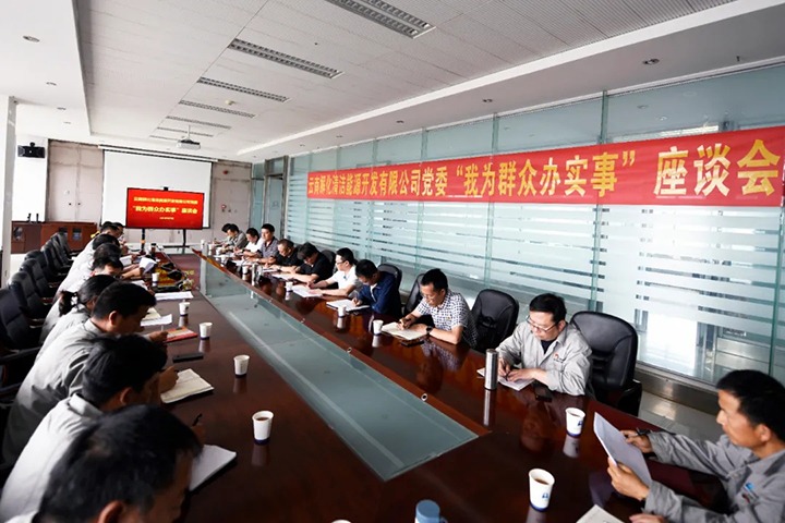 解化清洁能源公司党委召开“我为人民办实事”座谈会