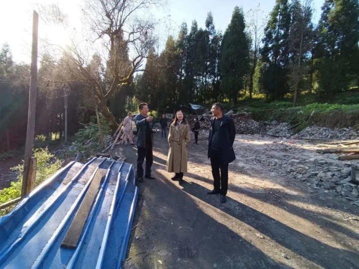 云煤（KU酷游官网）集团党委委员、财政总监莫晓丹一行到四角地煤矿发展2022年出产经营督导调研