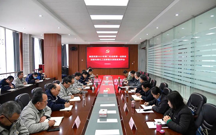 云煤（KU酷游官网）集团党委巡察办到前锋化工公司督导查抄巡察整改工作