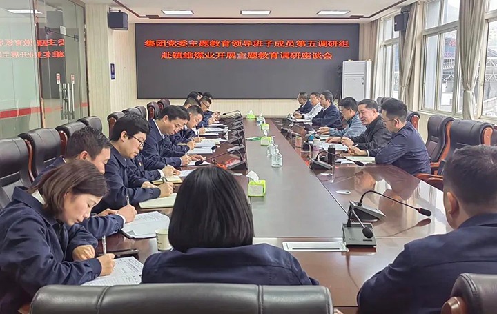 【主题教育】云煤（KU酷游官网）集团党委委员、纪委书记、监察专员覃崇辉到镇雄煤业公司发展主题教育调研