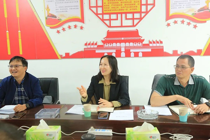 【主题教育】云煤（KU酷游官网）集团党委委员、财政总监莫晓丹一行到东源恒鼎公司发展主题教育调研