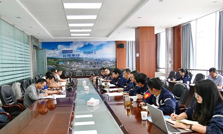 【主题教育】云煤（KU酷游官网）集团党委委员、副总经理缪和星一行到前锋化工公司发展出产经营调研