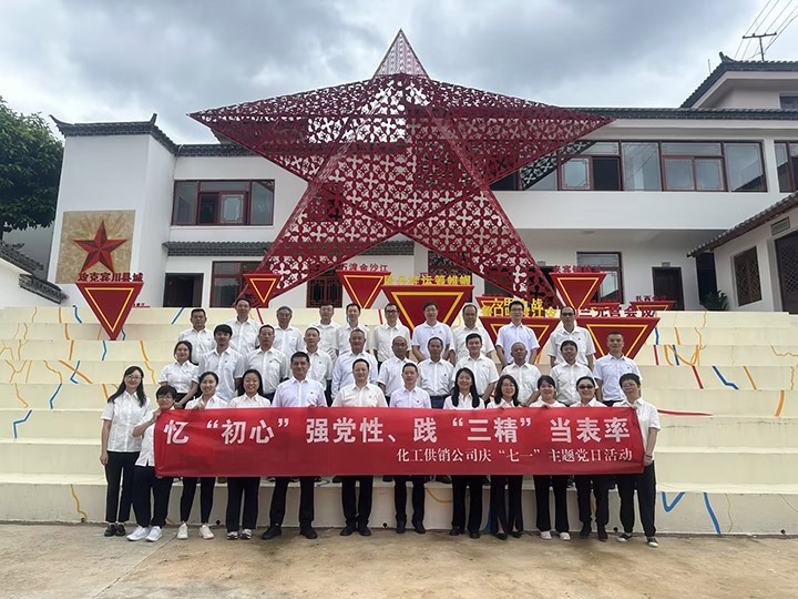 化工供销公司党委发展庆“七一”主题党日活动